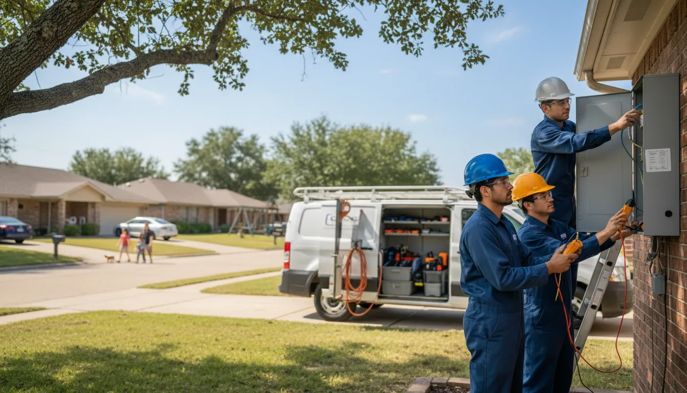 Certified electrician providing emergency electrical services in Valley Park, MS